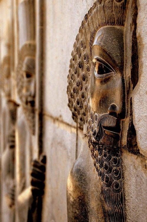 Bas-relief Figure, Apadana Staircase, Persepolis, Iran