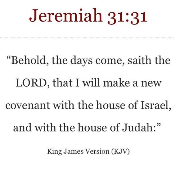 New Covenant with Israel & Judah